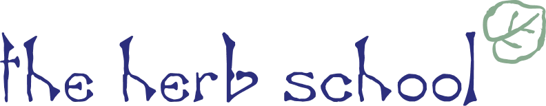 the herb school logo