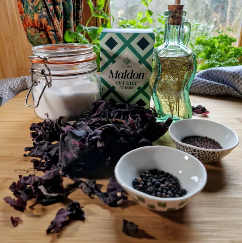 pickeled seaweed ingredients