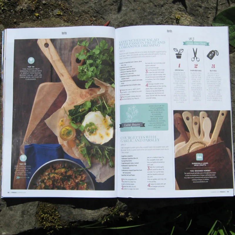 supervalu fresh magazine herb recipes